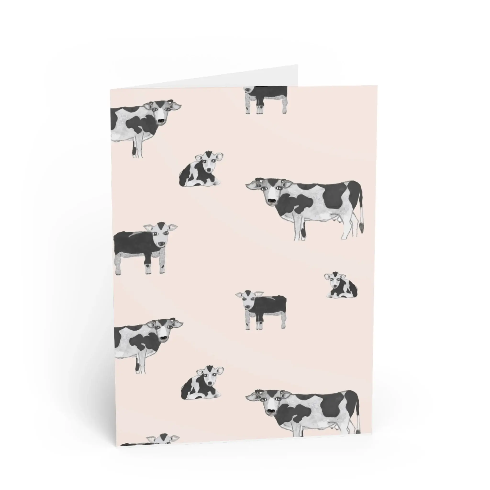 Friendly Cows Greeting Cards