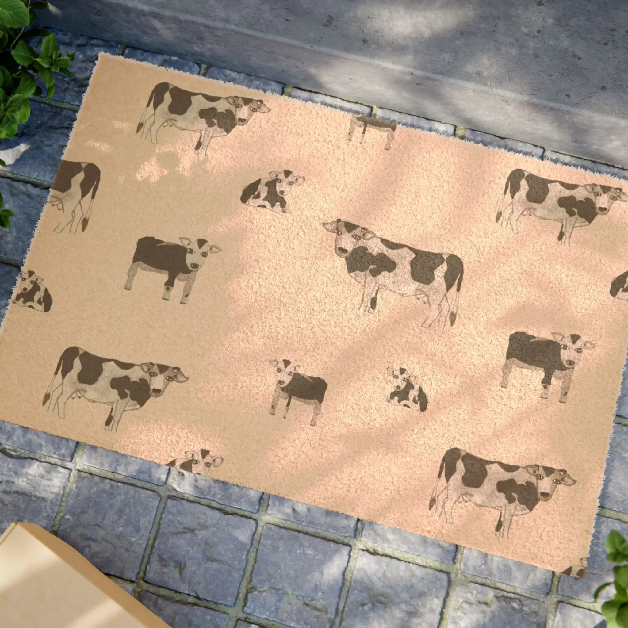 Friendly Cow Doormat - Image 3