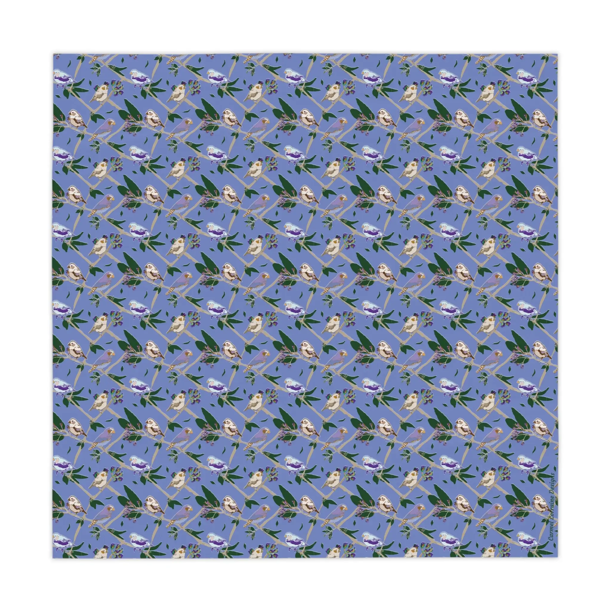 Blue Finch Canopy Square Tablecloth - Image 3
