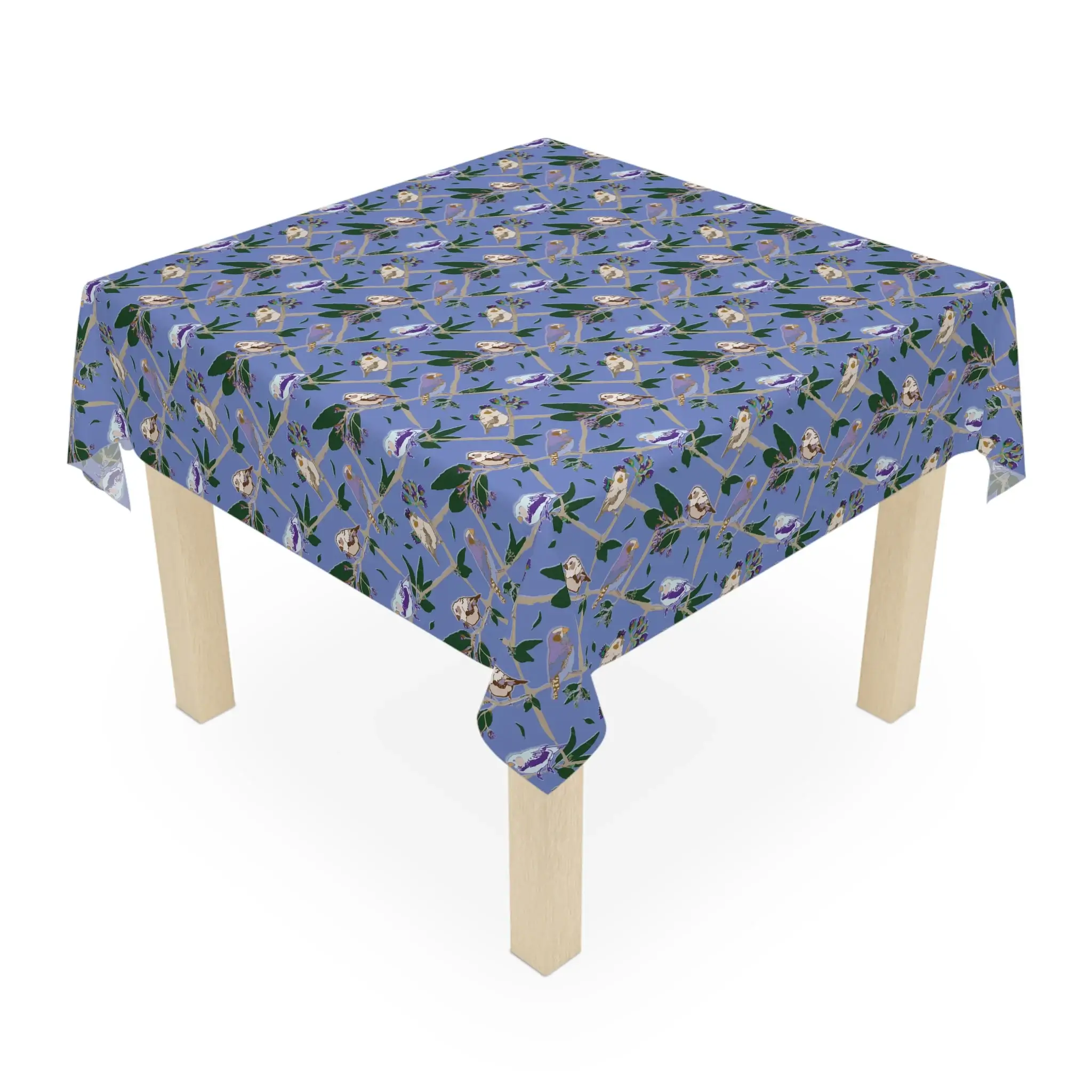 Blue Finch Canopy Square Tablecloth - Image 4