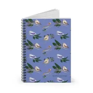 Blue Finch Spiral Notebook