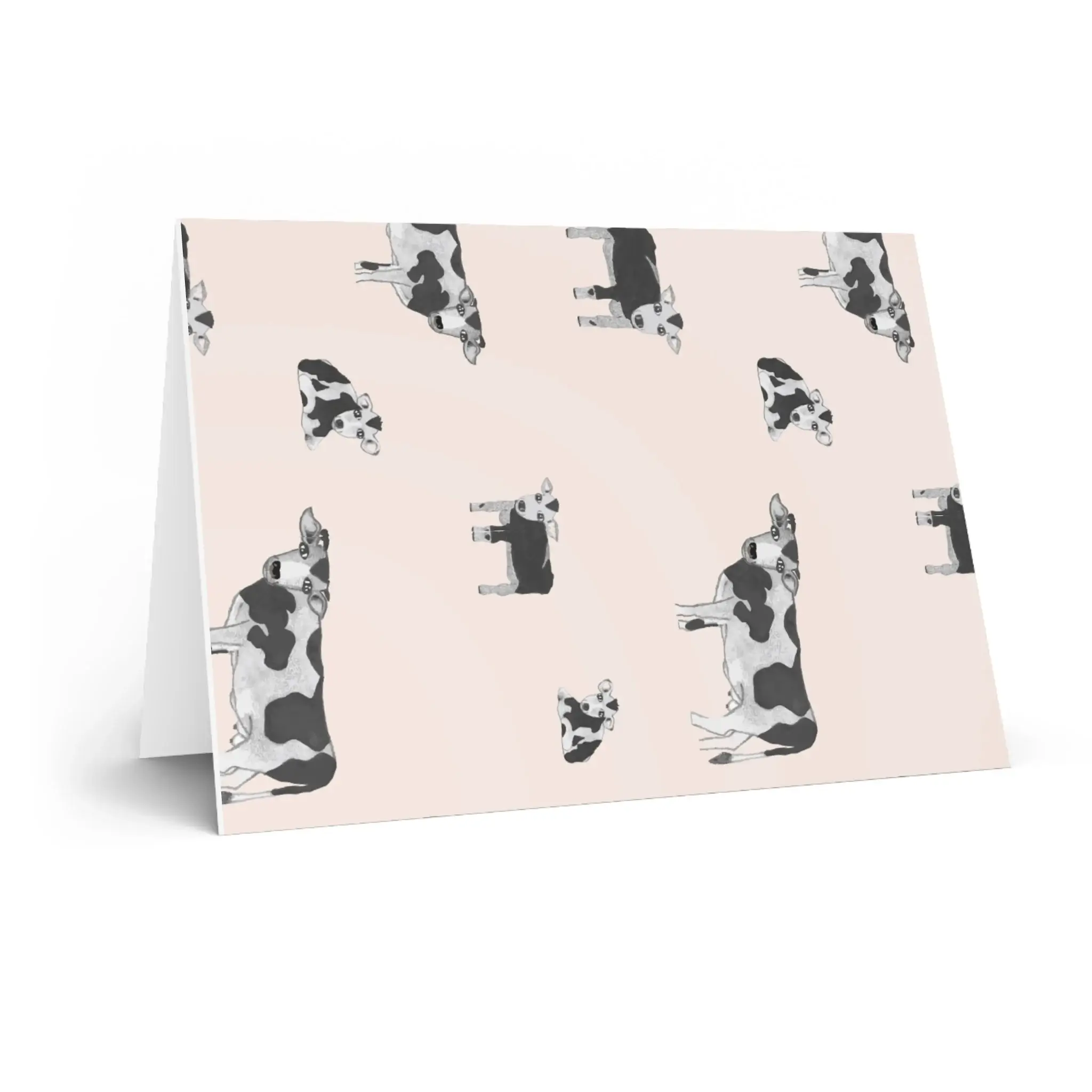 Friendly Cows Greeting Cards - Image 4