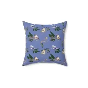 Blue Finch Pillow
