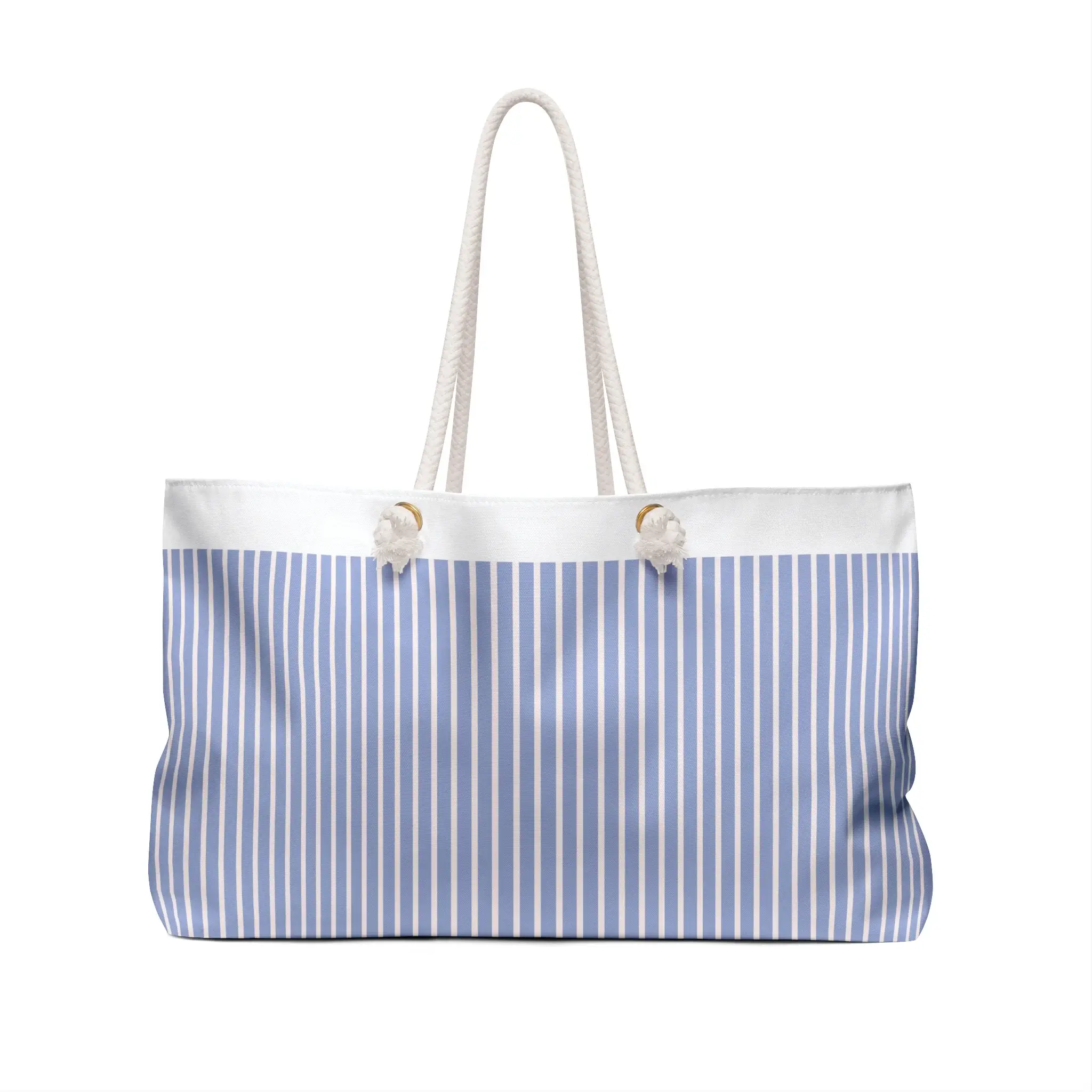 Blue Finch Striped Weekender Bag - Image 3